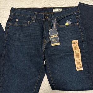 Daniel Cremieux Men's Straight Jeans - Dark Blue size 34"x32"